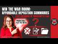 Does Best Virtual Paralegal Offer Deposition Summaries Service?