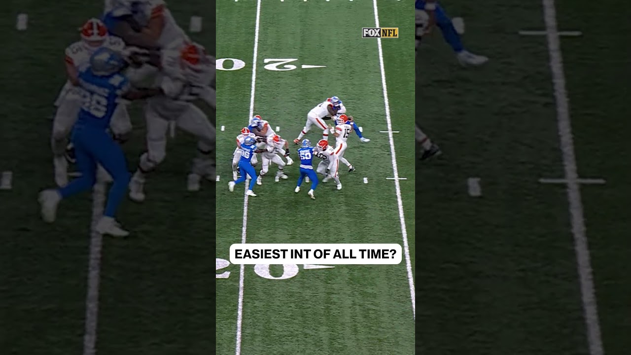 Lions' Kerby Joseph gets EASIEST INT of All Time? 