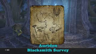 ESO Auridon Blacksmith Survey, Location, The Elder Scrolls Online
