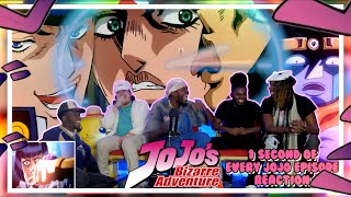 1 SECOND from EVERY EPISODE of Jojo's Bizarre Adventure Reaction! THIS ANIME LOOKS INTERESTING!