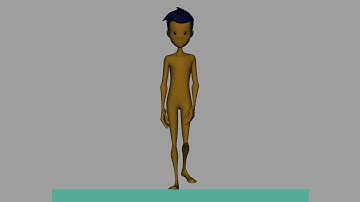 Full Body Vanilla Walk Blocking_01 All Three Views