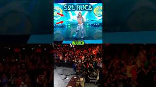 Sol Ruca is injured .. #wwe #ytshorts