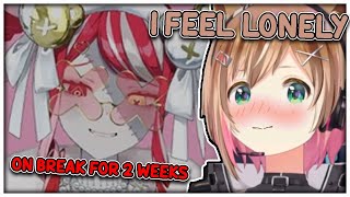 Risu is feeling lonely because Ollie is on her break now【Ayunda Risu】