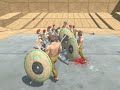 New! 5 Spartans V.S Every Unit [Part 1]|Animal Revolt Battle Simulator
