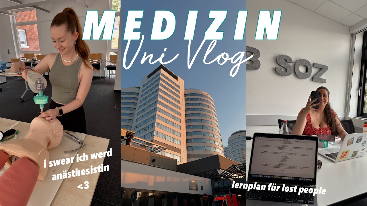 Das coolste Fach in der Medizin (Anästhesie-Woche) & mein Notion-Lernplan für Klausuren | UNI VLOG