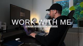 Work With Me | 2hr Disciplined Focus Session for Work Study & Trading | 50-10-50 Pomodoro