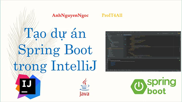 Tạo dự án Spring Boot trong IntelliJ Idea