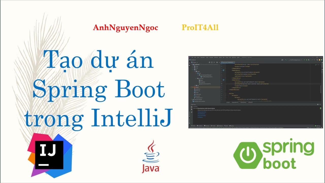 Tạo dự án Spring Boot trong IntelliJ Idea - YouTube