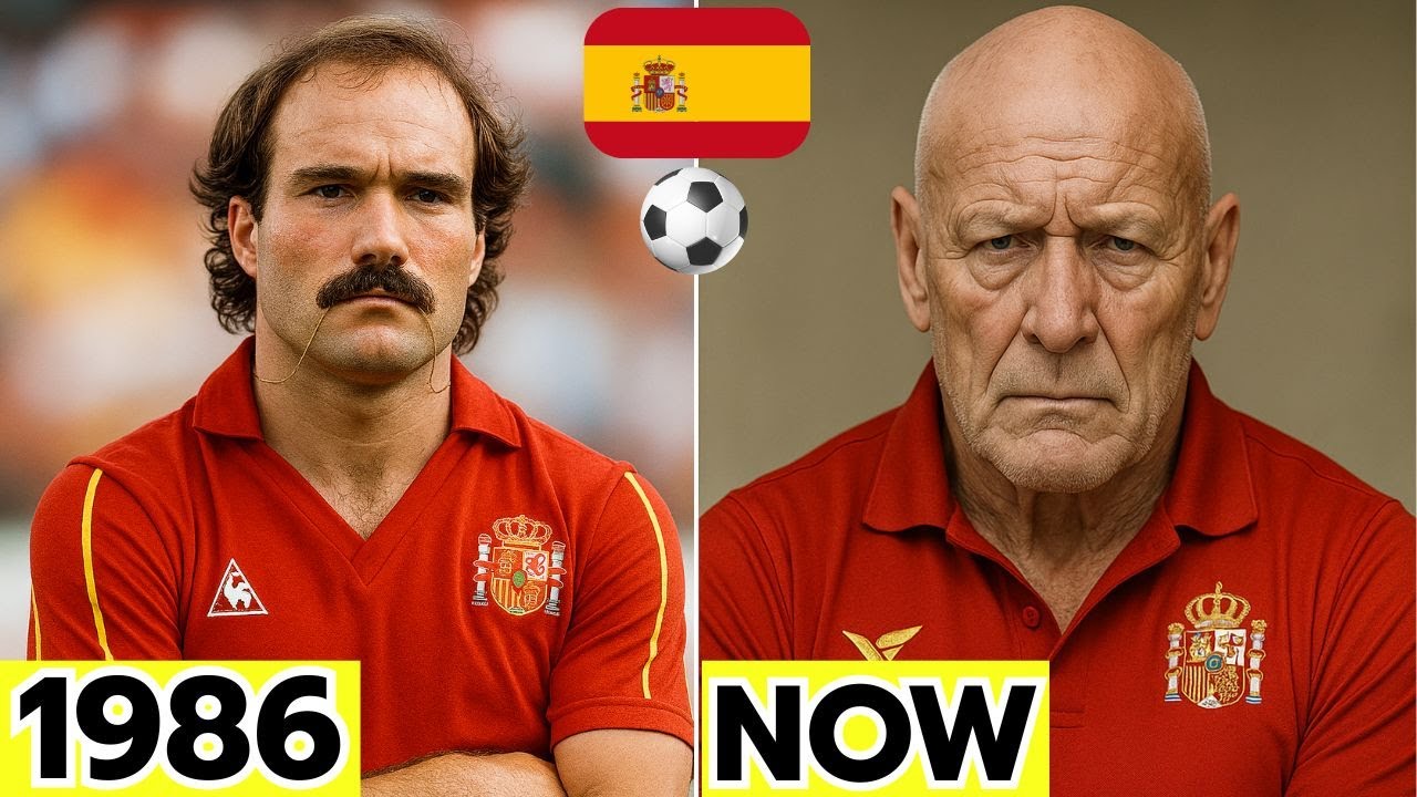 Spain 🇪🇸 World Cup 1986 Squad ⚽ Then and Now