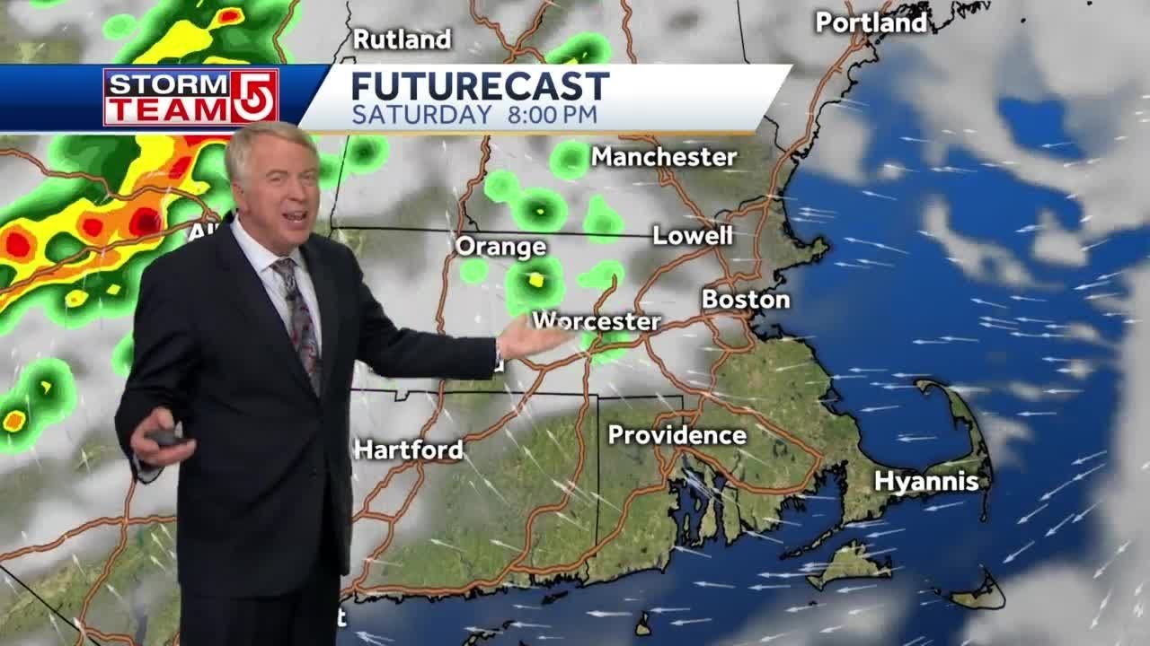 breaking free Video: Thunderstorms push further east; rain threat this weekend