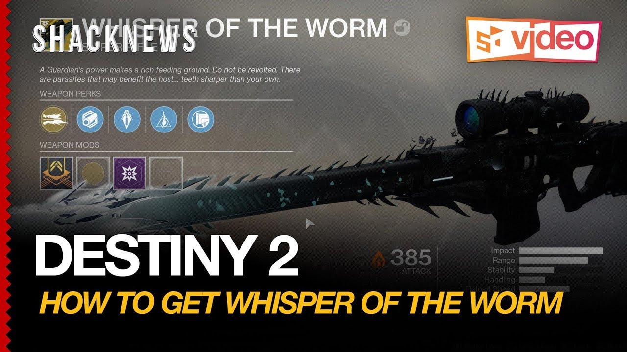 Whisper of the Worm Destiny 2 Xbox One Black Spindle 