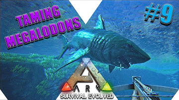 MEGALODON TAMING AND GOOD PROGRESS - Part 9 - ARK Coop Multiplayer Gameplay (Season 1)