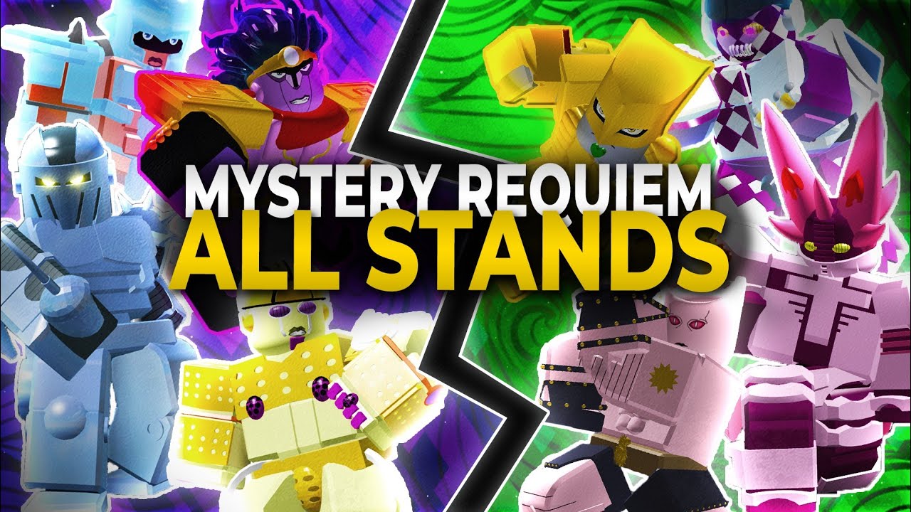 Showcasing All Stands Mystery Requiem Youtube