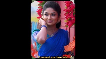 Heroine in half saree serial sun tv