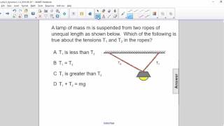 AP 1 Dynamics 2D Question 50