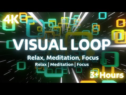 🌀 3+ HOURS Hypnotic Psychedelic Journey Endless 4K Visual Loop for ...