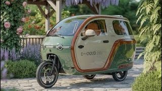 Electric Pickup Camper Tricycle ¡La Mini Casa Rodante del Futuro!