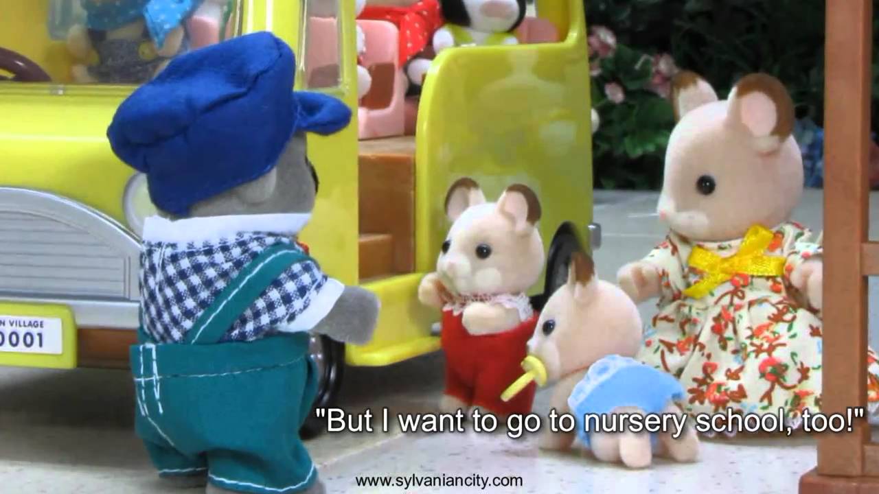Sylvanian Families All Aboard The Nursery School Bus You