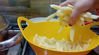 طريقة عمل البطاطس المقلية