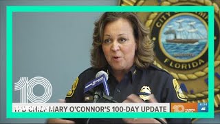 Tampa Police Chief Mary O'Connor to give update on first 100 days in office