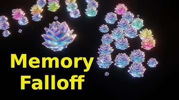 Memory Falloff with Simulation Nodes of Geometry Nodes - Detailed Tutorial