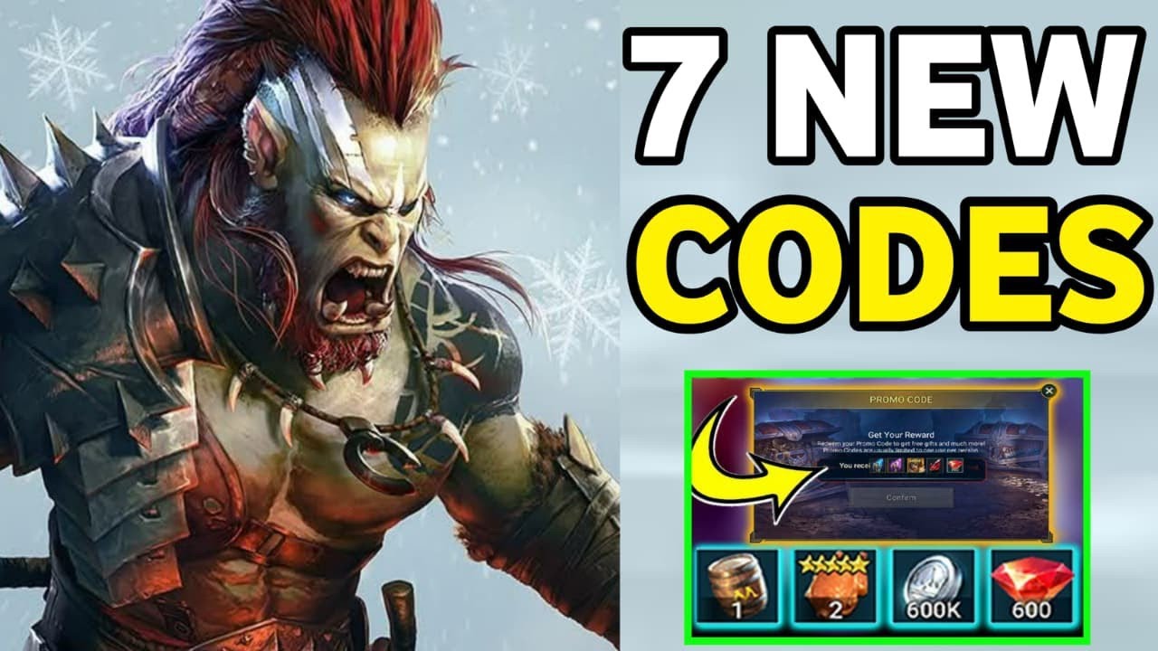 *С РОЖДЕСТВОМ*!🎄 КОДЫ ДЛЯ ИГРЫ RAID SHADOW LEGENDS В ДЕКАБРЕ 2025 ГОДА | НОВЫЕ ПОДАРОЧНЫЕ КОДЫ В ...
