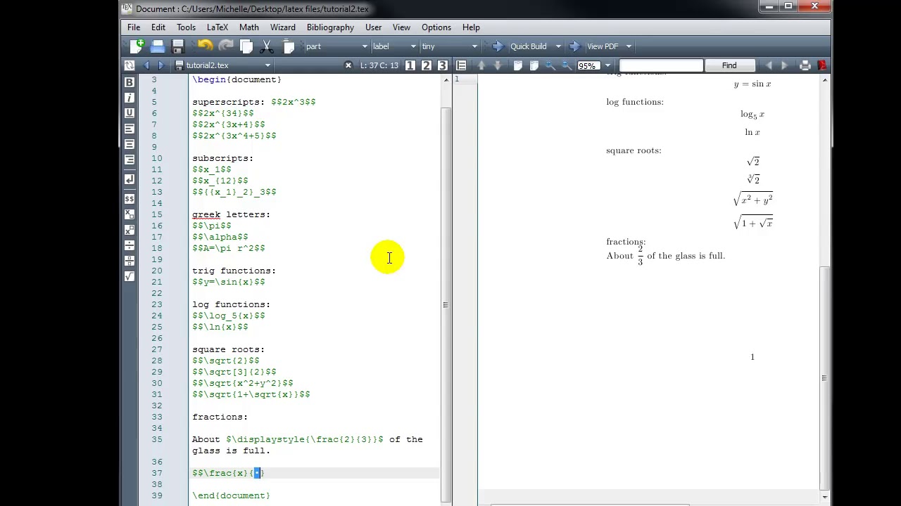 Latex Tutorial 12 - YouTube