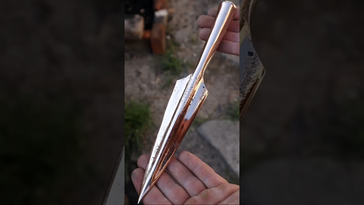 Casting Spartan Spear out of Bronze 