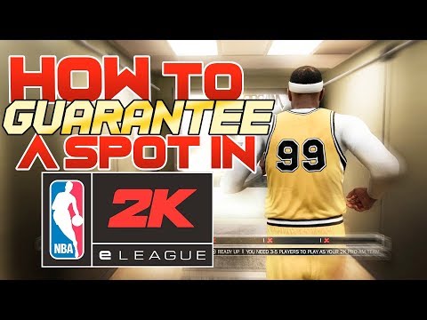 How to Guarantee a Spot in 2K League