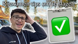 De BESTE rijexamen tips om te slagen!!