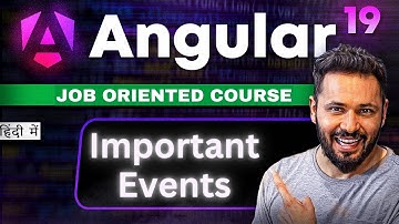 Angular 19 Tutorial in Hindi #12 Click, Input, mouse, focus, and blue events