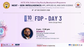 Day 3 Session 5 | TocH AICTE ATAL Online FDP Dec 2025
