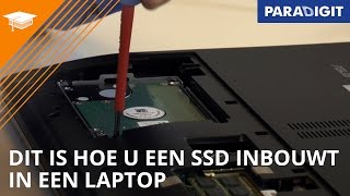 Kwaadaardig Fragiel bed Hoe een SSD in een laptop plaatsen? Wij leggen het uit! | How to |  Paradigit - YouTube