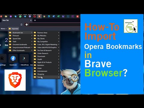 How You Can Import Opera Bookmarks in Brave Browser Bookmarks