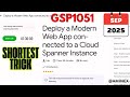 [NEW 2025] Deploy a Modern Web App with Cloud Spanner | #GSP1051 | #qwiklabs | #arcade 🌐💾