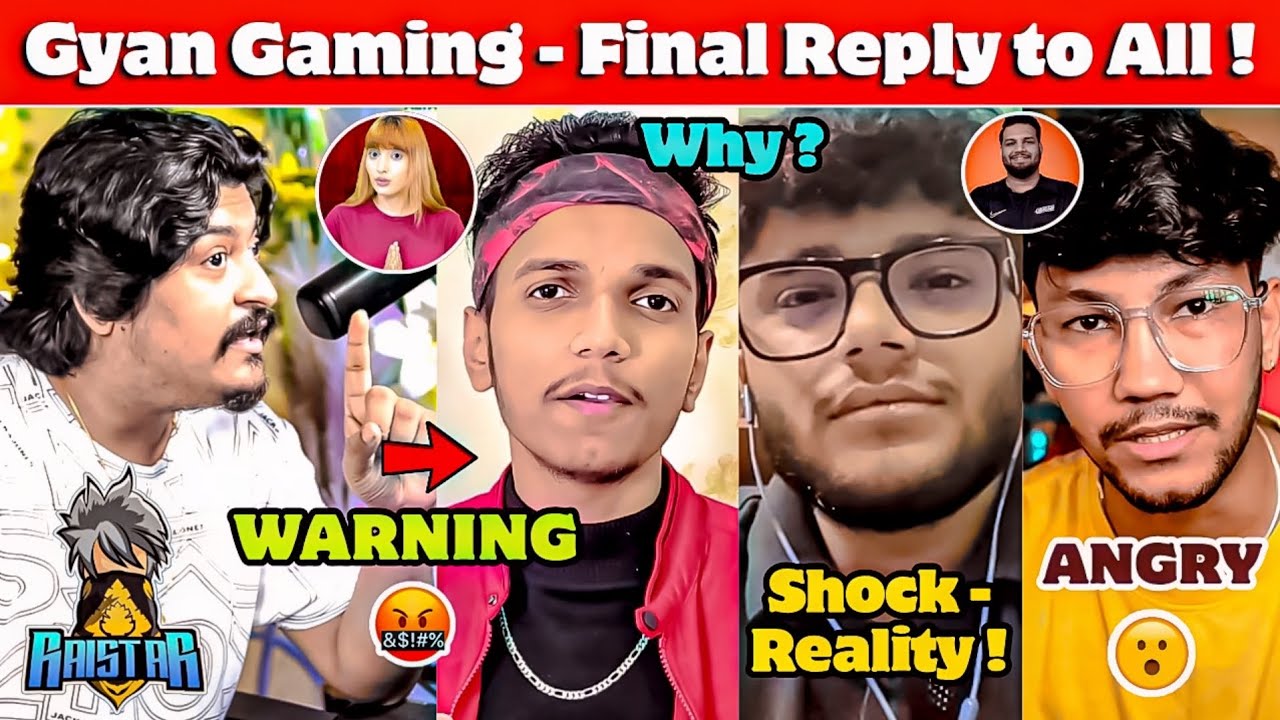 Gyan Gaming - Final Reply and Warning to All !🤬|| MR Jay, Pahadi Gaming, PN Harsh, AB Jonty - Why?😮