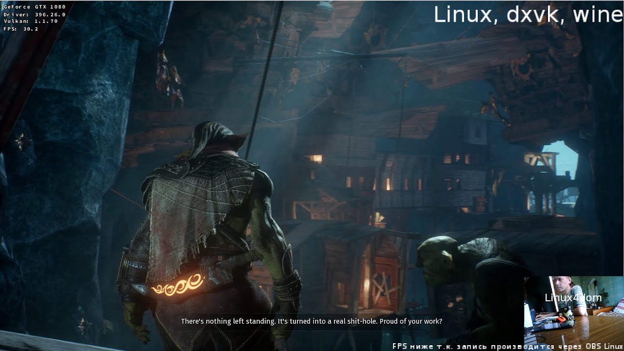 Styx shards of Darkness na Linux + wine + dxvk