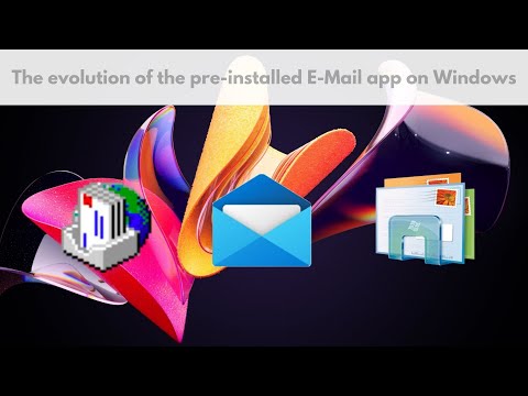 the evolution of the pre-installed E-Mail application on Windows