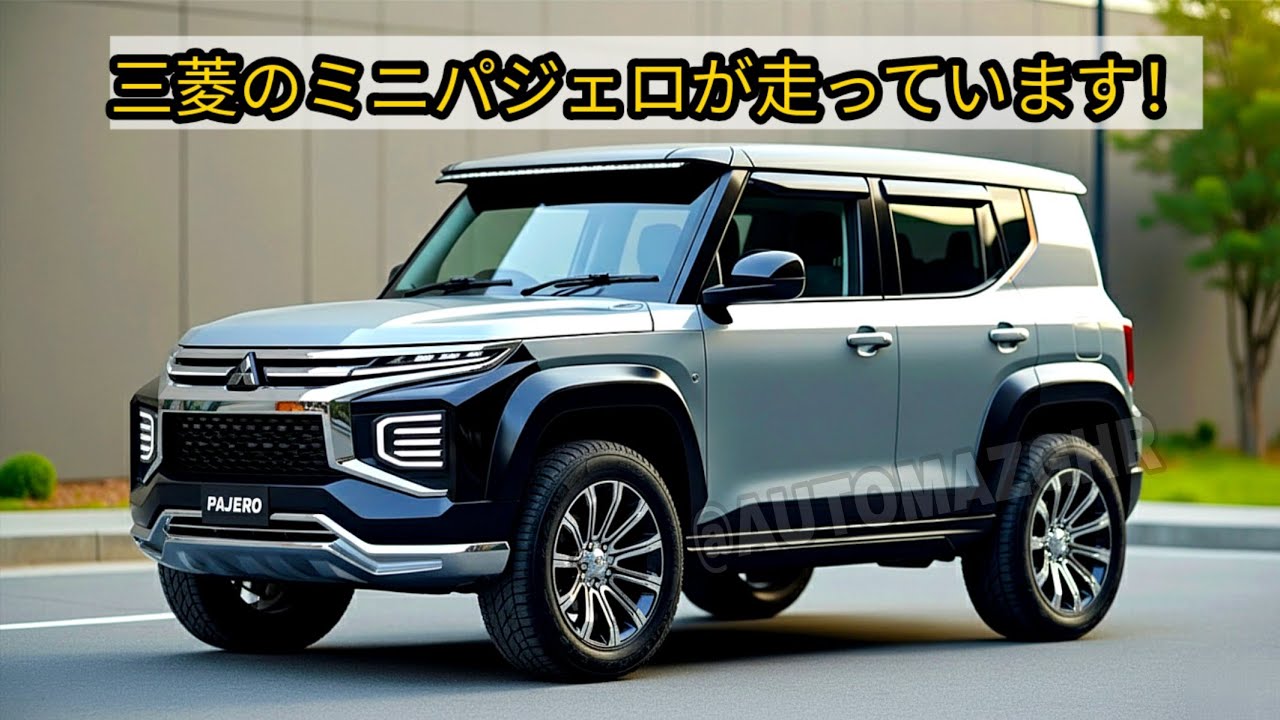 三菱のミニパジェロが走っています！エンジン性能も抜群！価格は161万