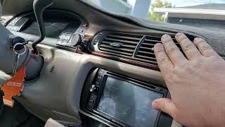 99 Cadillac Deville passenger side won't blow hot air -- FIXED