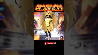 CSK 🦁 vs RCB 👑 attitude Shayari 🔥 | IPL Attitude Status | Dhoni vs Kohli #shorts