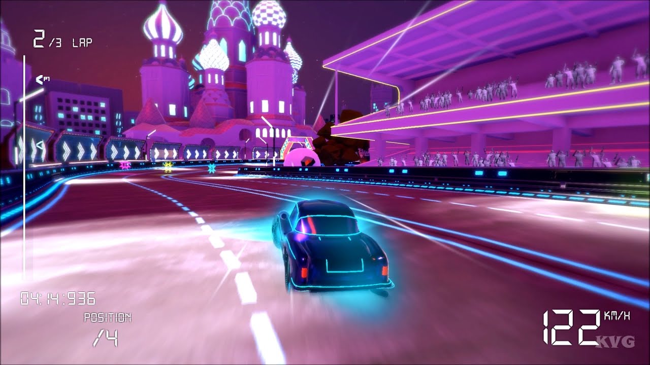 Electro Ride: The Neon Racing - Starry Night - Moscow Gameplay (PC HD) [1080p60FPS]
