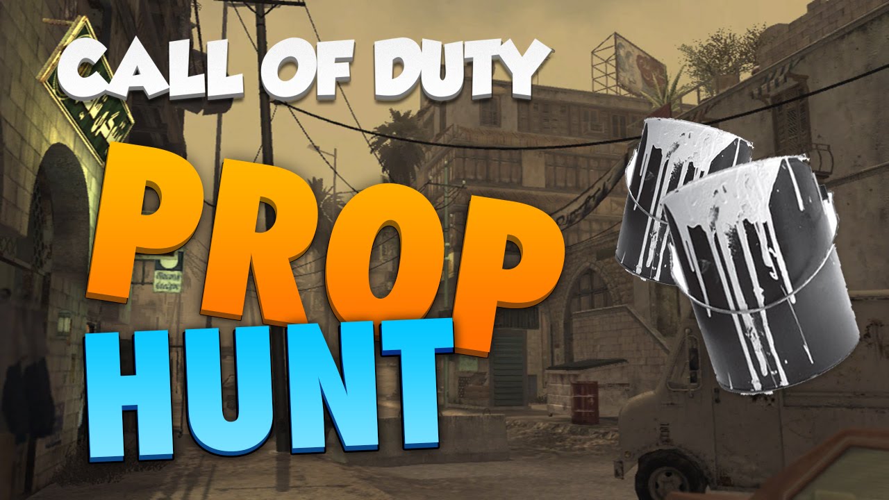 Call Of Duty 4 Prop Hunt With The Crew! (Prop Hunt Funny Moments