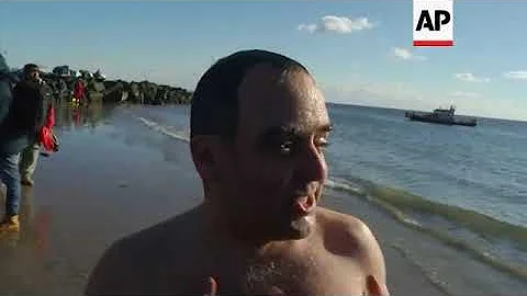 Hundreds Enjoy Coney Island Polar Bear Plunge