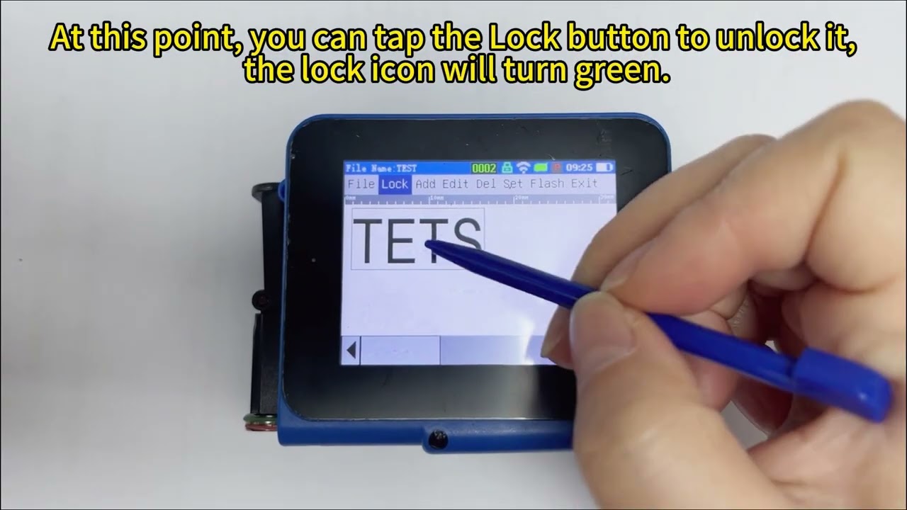 Phezer PC11 Handheld Mini Inkjet Printer Instruction: How to