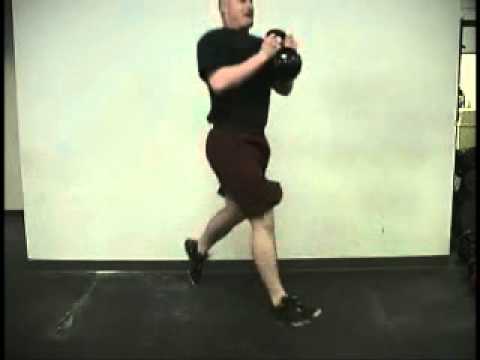 Kettlebell Explosive Lunge - YouTube
