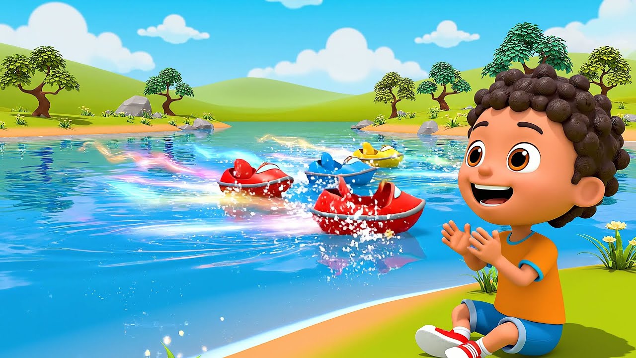 Four Little Toy Rockets Blast Blast Blast | Nursery Rhymes for Kids & Baby Songs