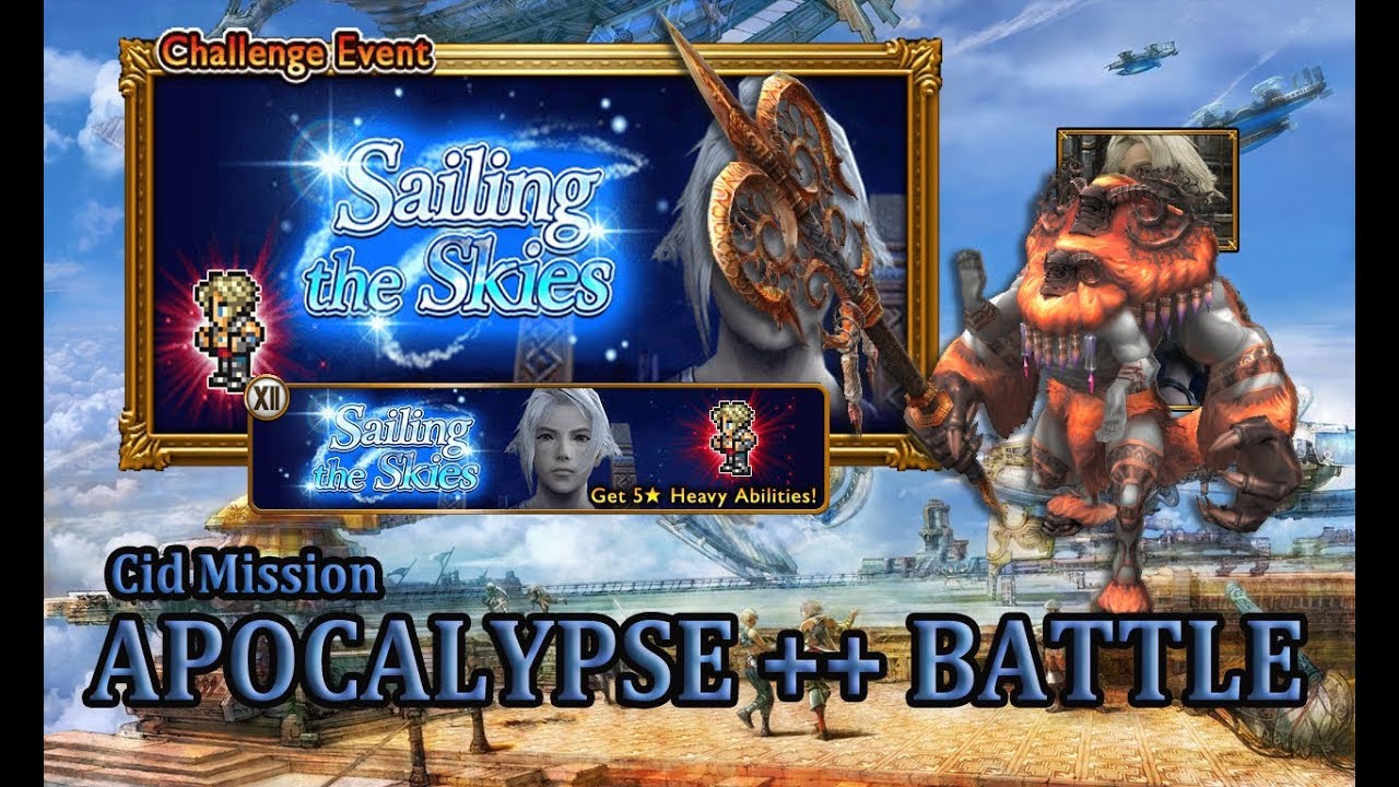 [FFRK] FFXII Sailing the Skies | Vaan - CM : Hellfire (A++) 