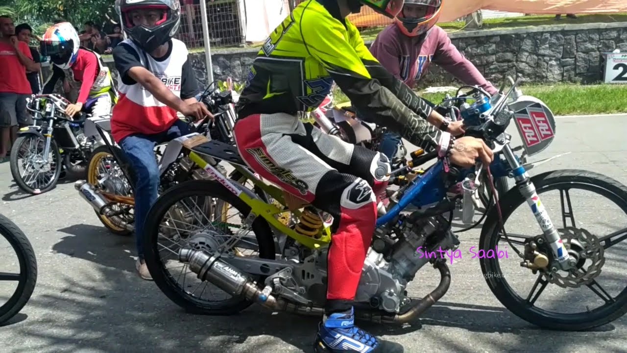 Juoss Jupiter Mx 200cc Vs Satria Fu Bebek 4 Tak Tune Up Drag Bike