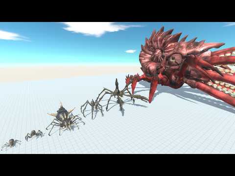 Ultimate Evolution Spider Battle - Giant Spiders vs Infernal Monsters and Mutant Primates